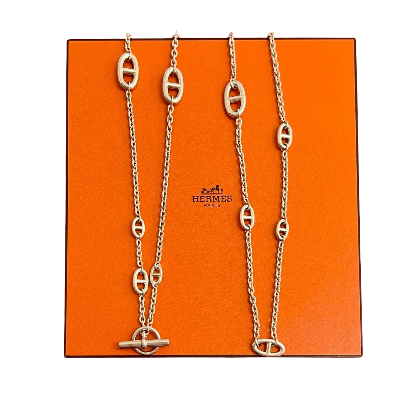 HERMÈS Farandole Long Necklace Silver925 (Sterling Silver