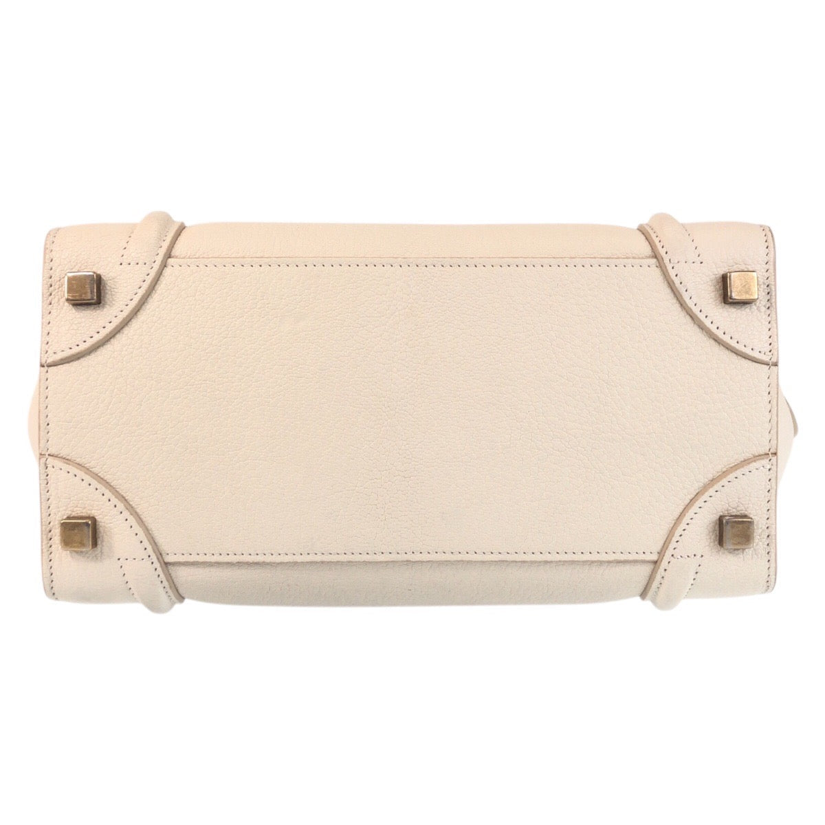Celine The Luggage Micro Phoebe Philo Era – Early 2010s – Ivory/Gold