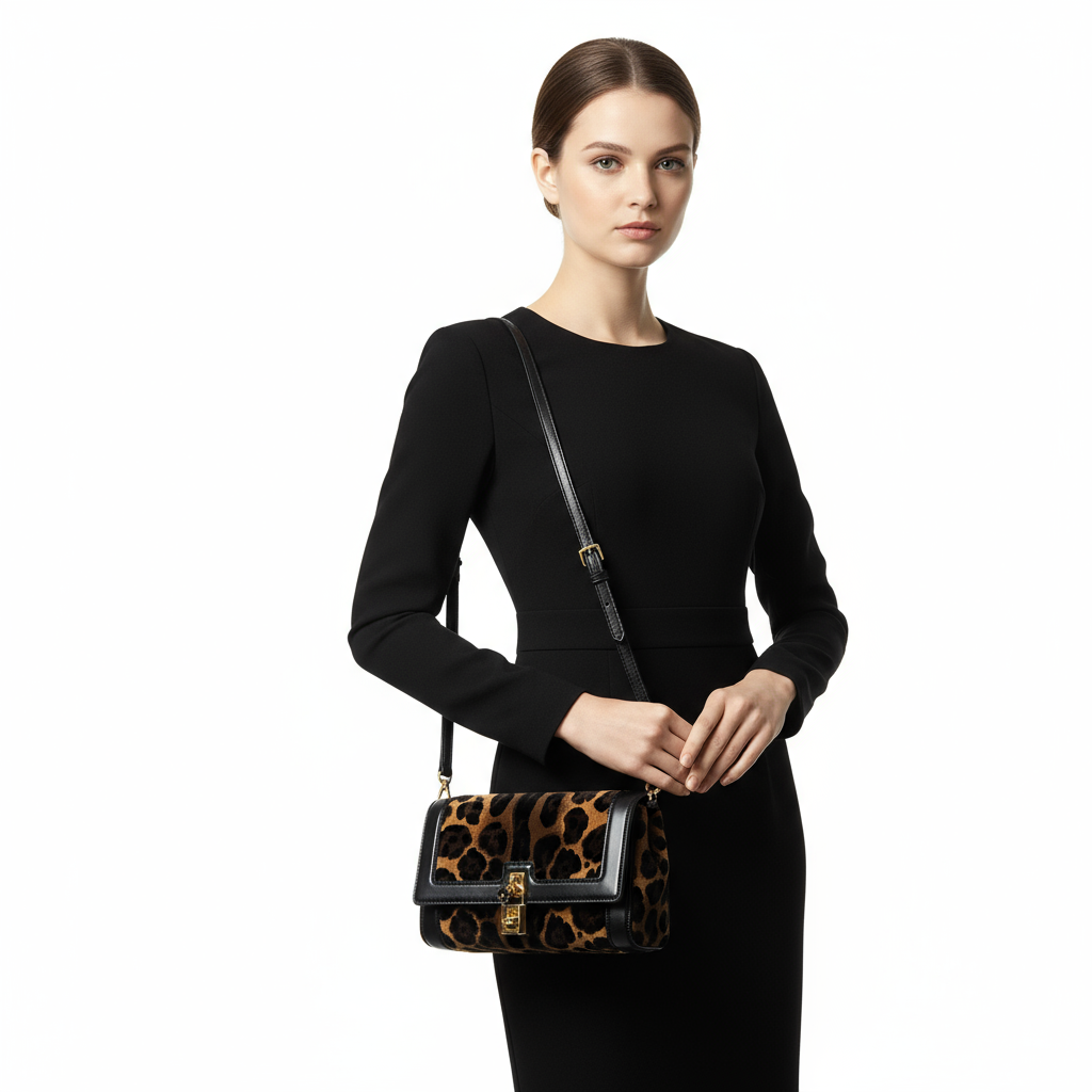 DOLCE & GABBANA – Leopard Flower Rock Metal by Domenico Dolce & Stefano Gabbana – 2010s –– 100% Authentic Previously Owned -38% off MRSP