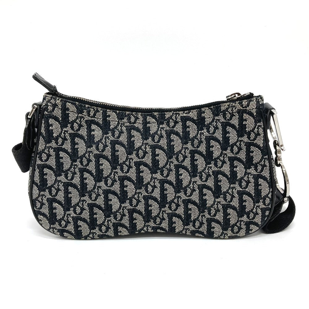 Christian Dior                                                       Trotter Oblique Saddle Bag                               Gray × Black 100% Authentic                              ✨ Very Good Pre-Owned Condition                    ~ 28% off MSRP