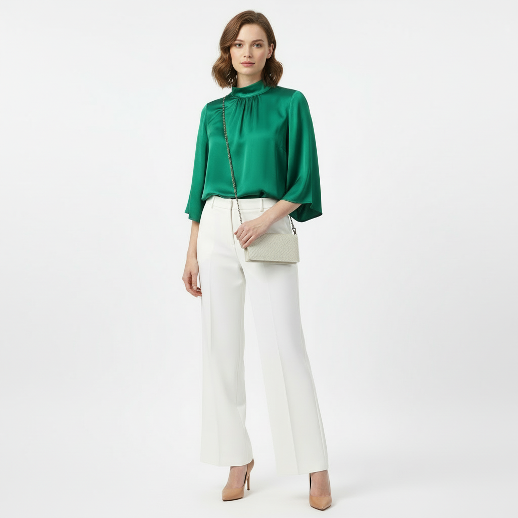 BOTTEGA VENETA – Intrecciato Leather Chain Wallet – White – 100% Authentic ✨lPreviously Owned Very Good Condition ~34% Off MSRP