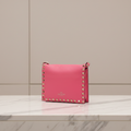 Valentino Garavani Rockstud Pink Leather Crossbody Shoulder Bag | Authentic Previously Owned