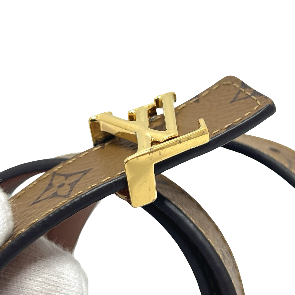LOUIS VUITTON Belt LV Iconic 20mm Monogram Canvas Brown Women’s