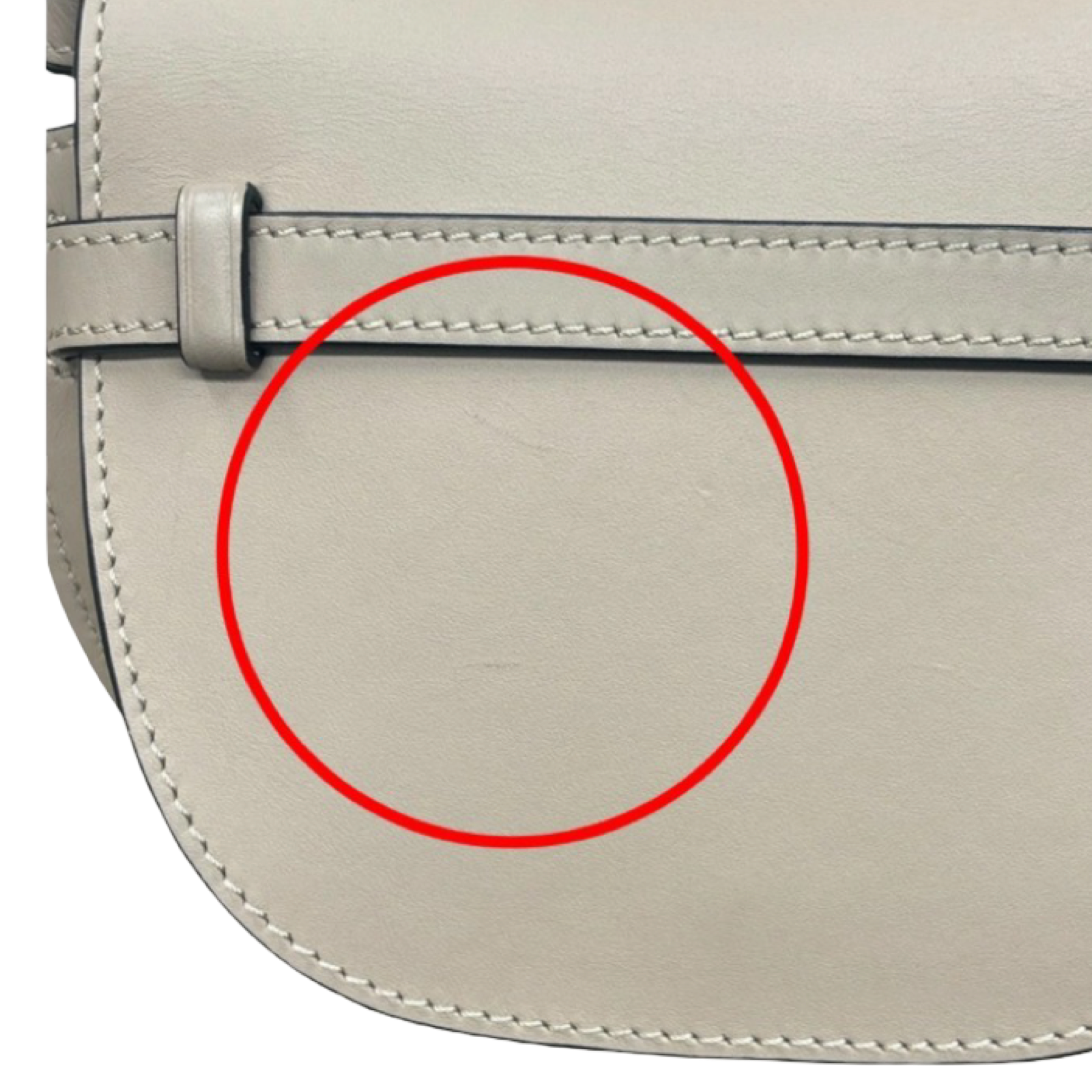LOEWE Gate Dual Mini Beige Leather Bag Previously Loved Authentic