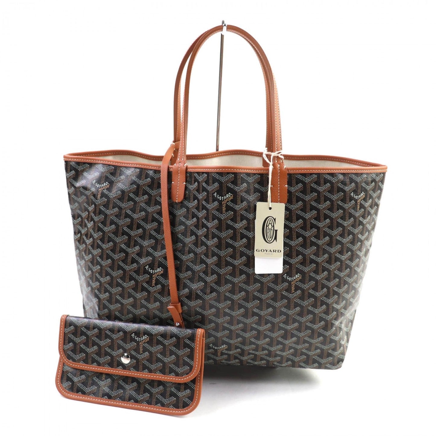 GOYARD – Saint Louis PM Tote – Brown Goyardine – Edmond Goyard –