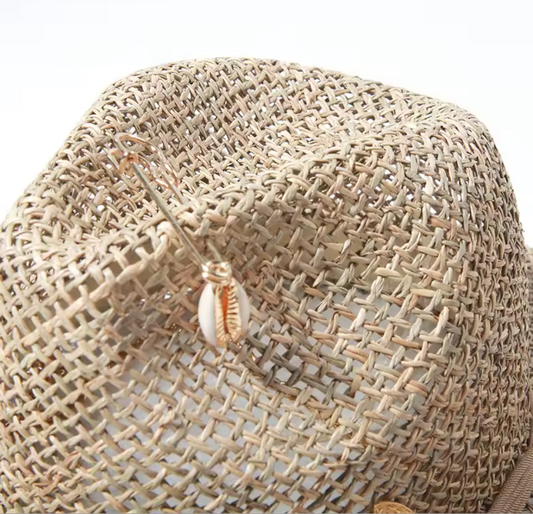 Women’s Straw Sun Hat – Wide Brim Beach Hat