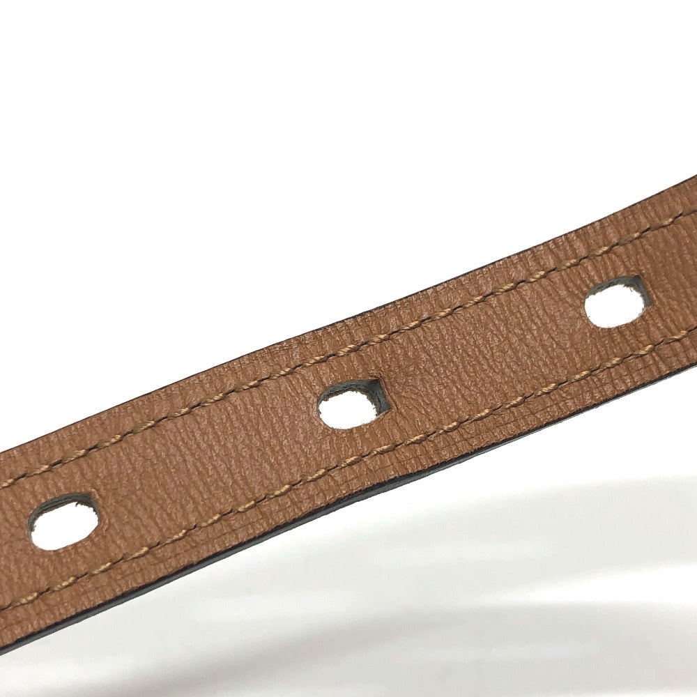HERMÈS – “Pop H” Belt 15 Epsom Leather Brown Size 80 Introduced 2010 Inspired by Philippe Mouquet –