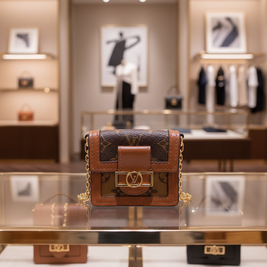 Louis Vuitton Accessory Pouch Micro Dauphine 100% Authentic ✨Very Good Pre-owned Condition ~32 % off MSRP