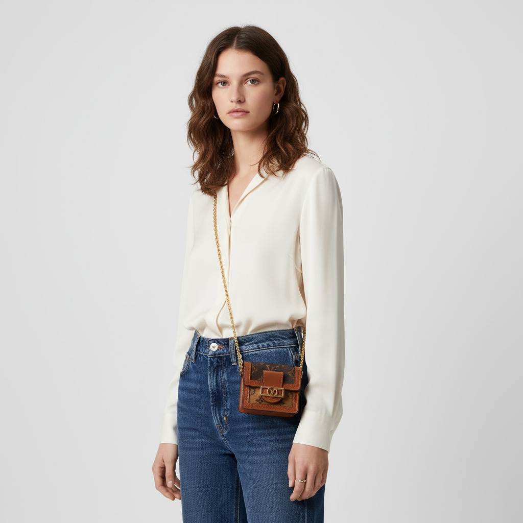 Louis Vuitton Accessory Pouch Micro Dauphine 100% Authentic ✨Very Good Pre-owned Condition ~32 % off MSRP