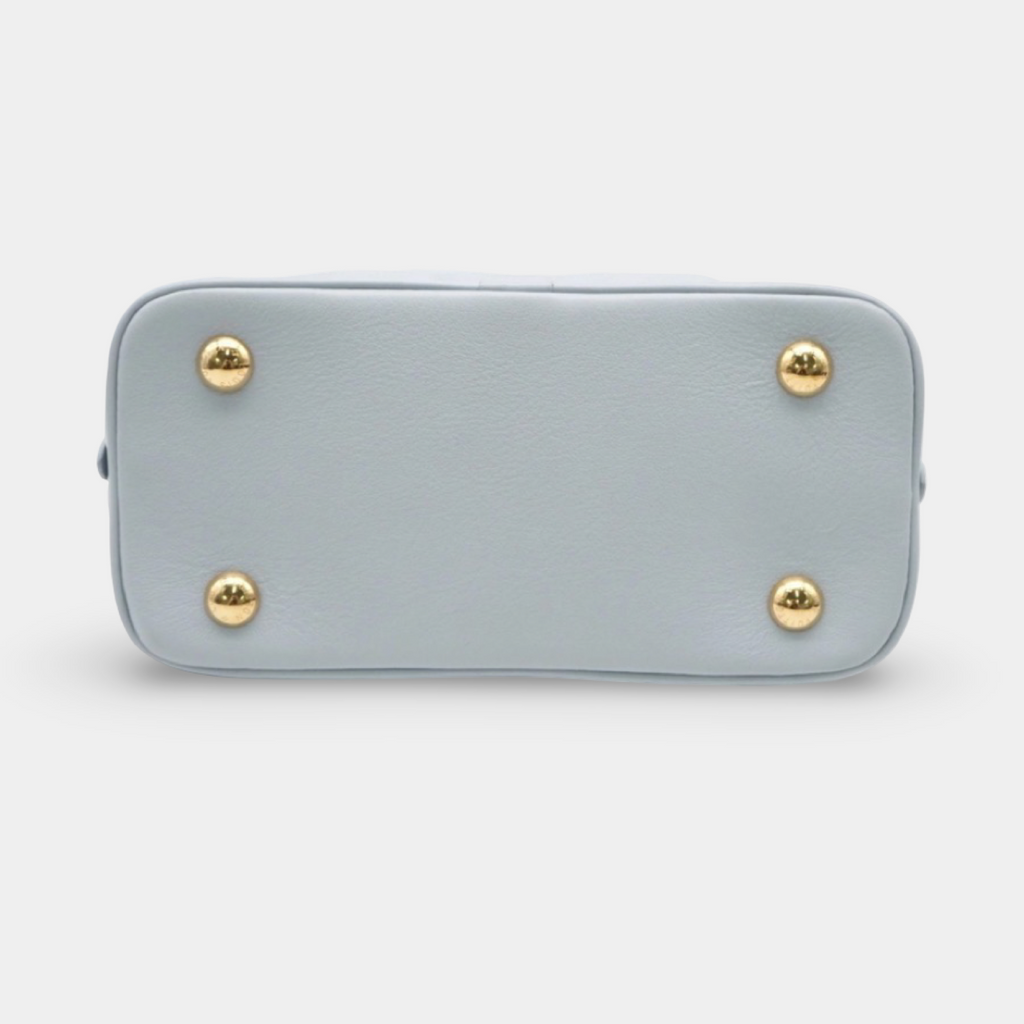 Louis Vuitton Alma Soft BB Bubblegram Blue Glacier Lambskin – Excellent Condition -previously owned Authentic