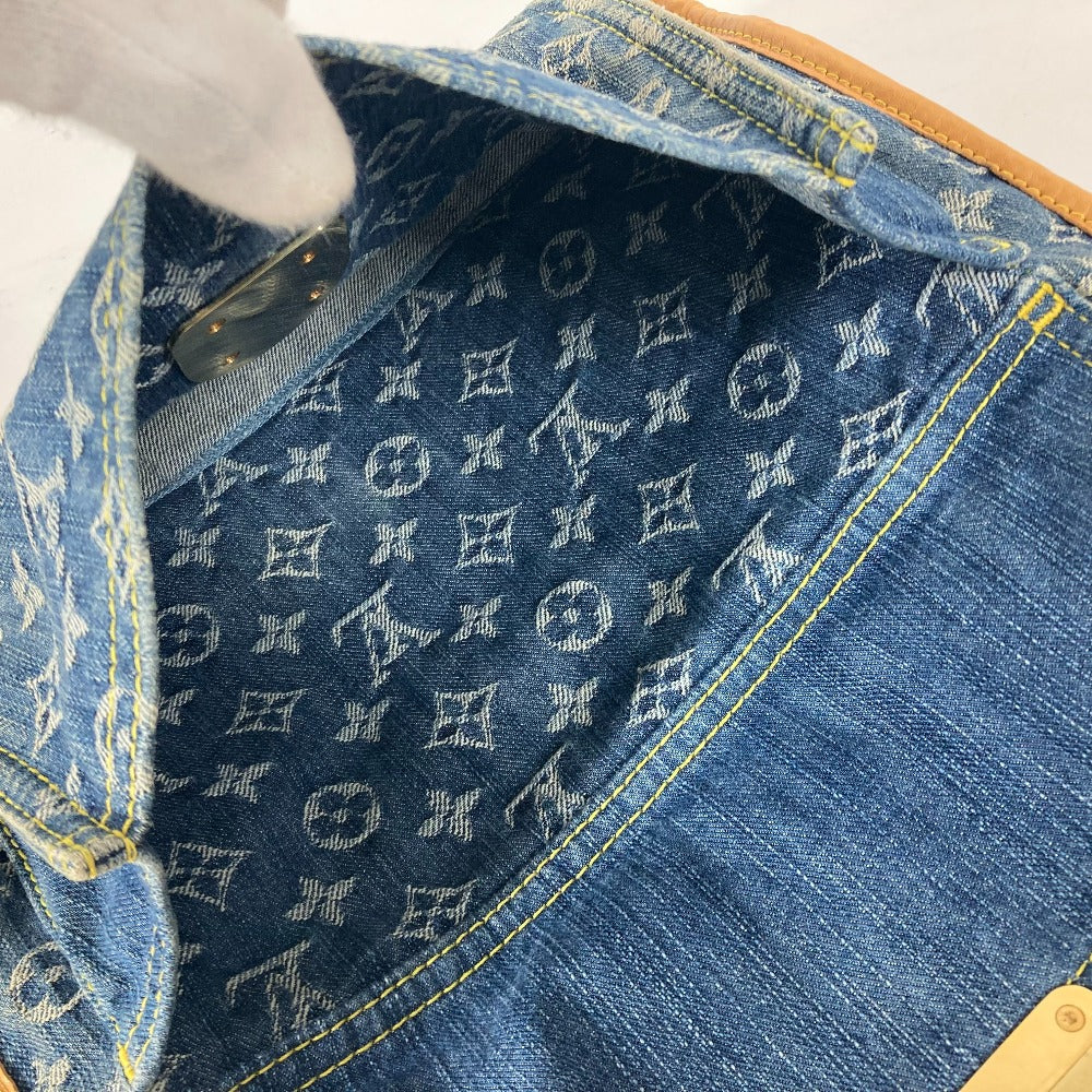 Louis Vuitton Denim Flat Shopper MM Blue