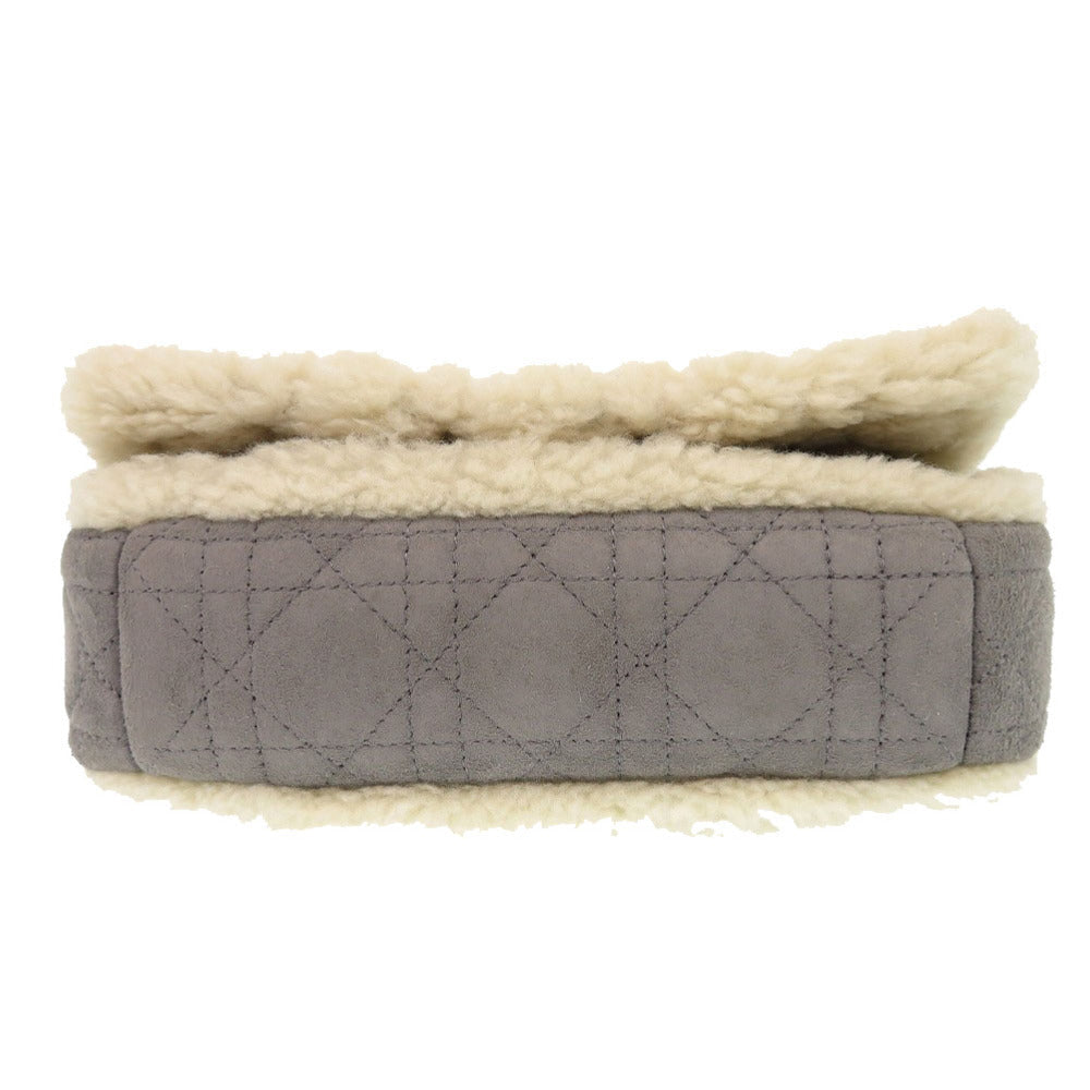 Christian Dior  – Caro Chain Gray Mouton & Suede – 100% Authentic ✨ Very Good Pre-Owned Condition ~ 27% off MSRP