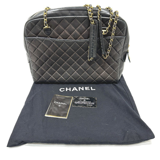 CHANEL – Shoulder Bag – Matelasse Quilting CC COCO Mark – Vintage Lambskin – 100% Authentic ✨ Previously ~79% Off MSRP
