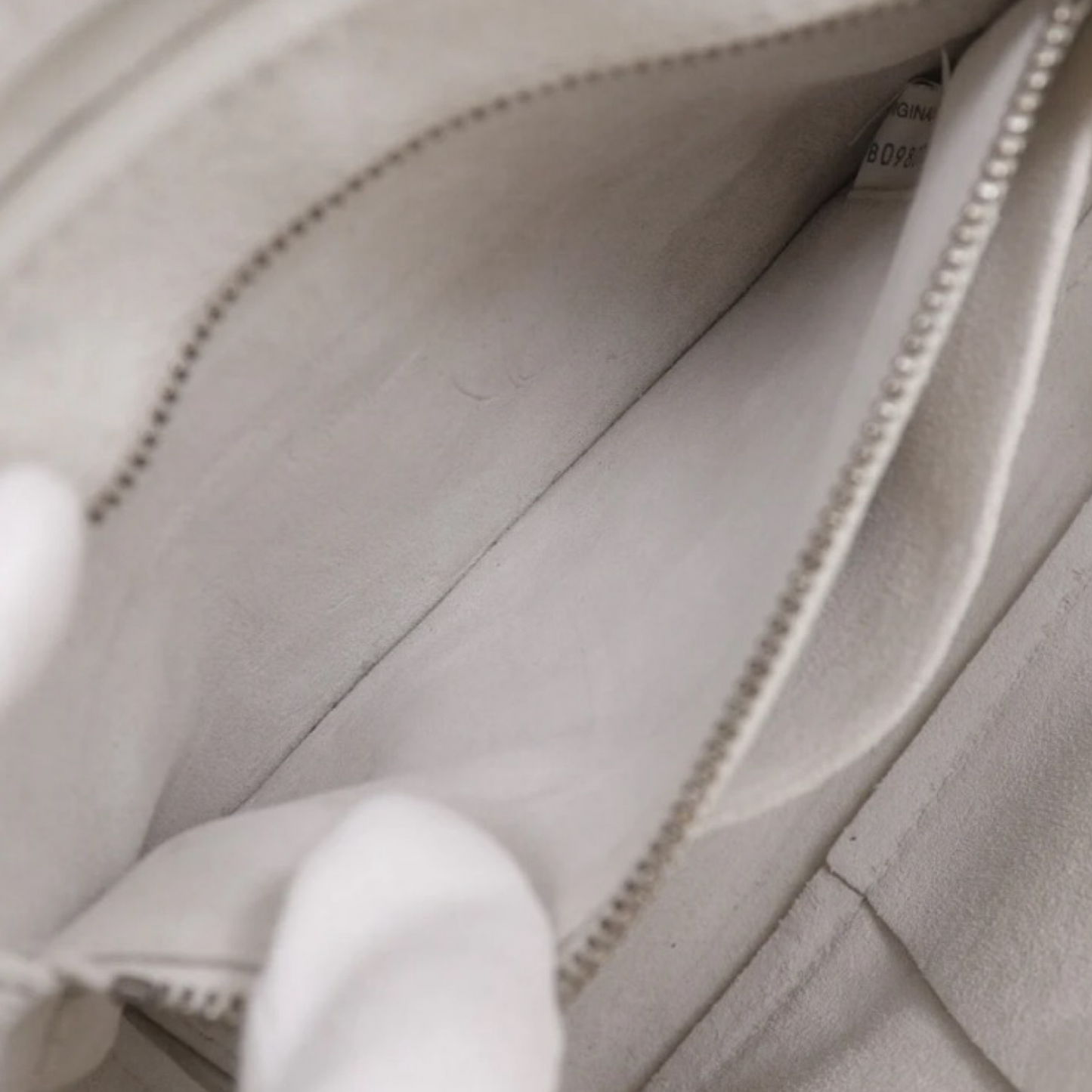 Bottega Veneta Arco Tool Bag Off-White Calfskin Leather –Previously Owned