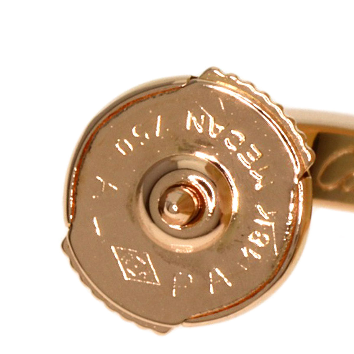 CARTIER – Mini Love Pierced Earrings 18K Pink Gold 100% Authentic Pre-Owned ✨