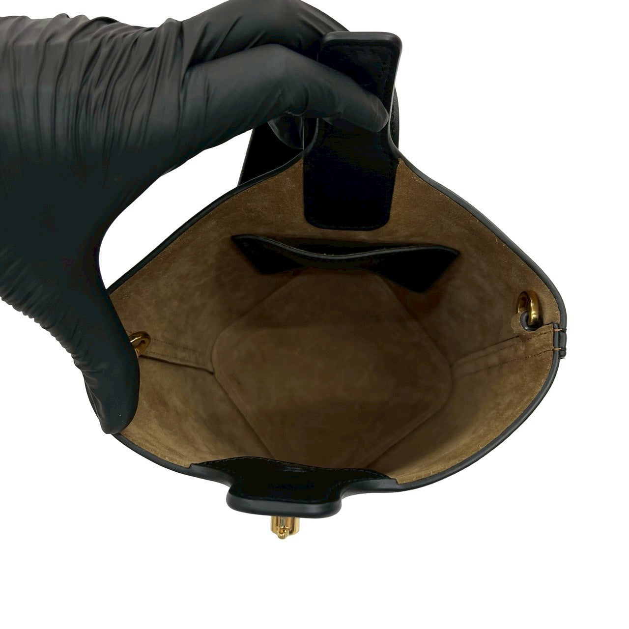 LOEWE – Pebble Bucket Mini – Anagram Logo Metal – Jonathan Anderson –