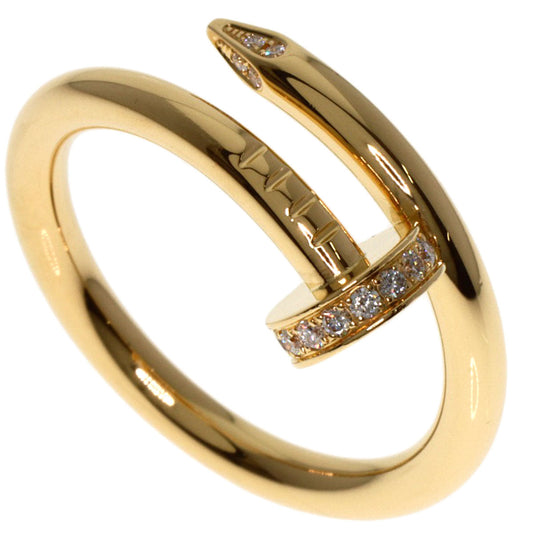 CARTIER Juste un Clou Classic Diamond Ring 18K Yellow Gold