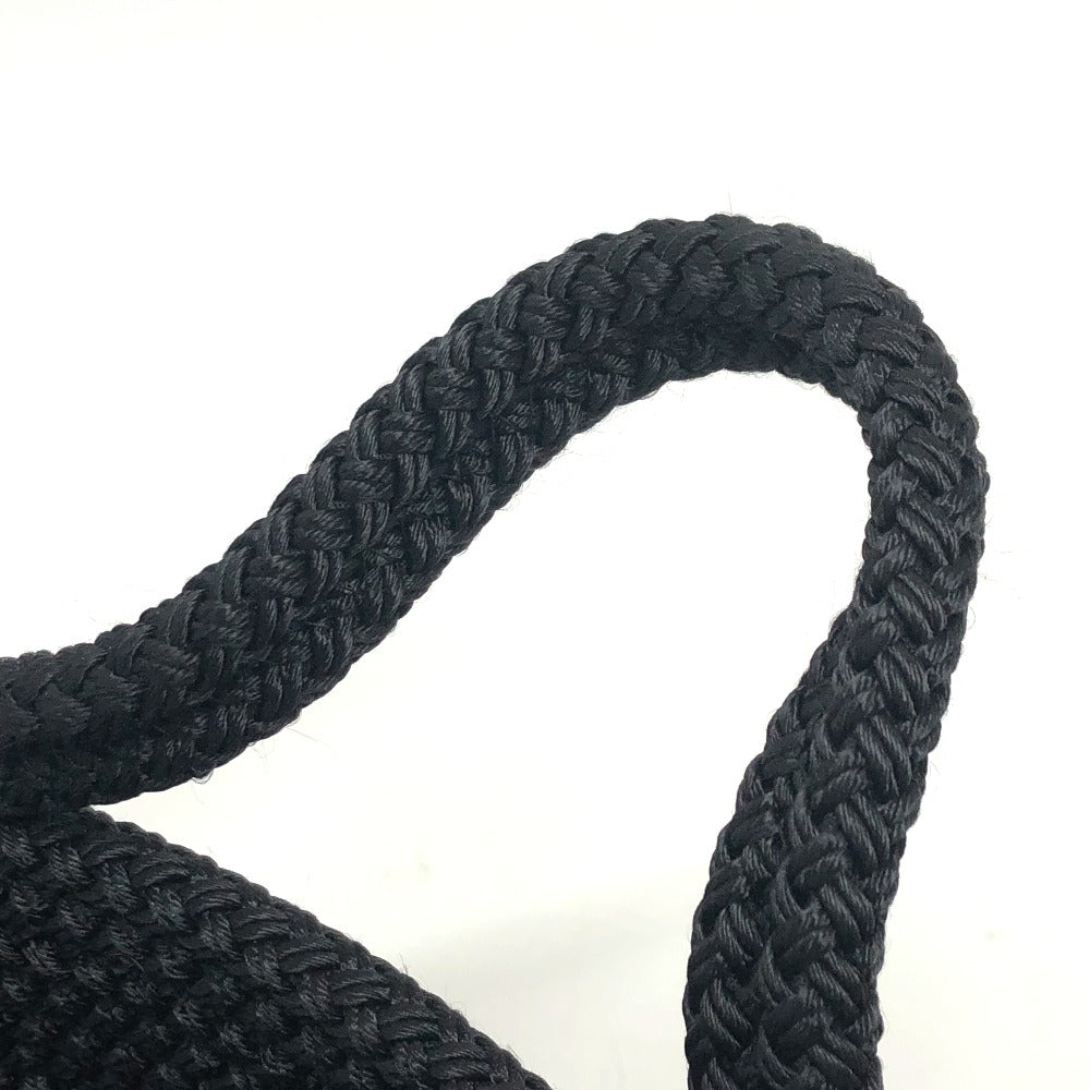 Balenciaga Ibiza Small Basket in Black Nylon & Lambskin –