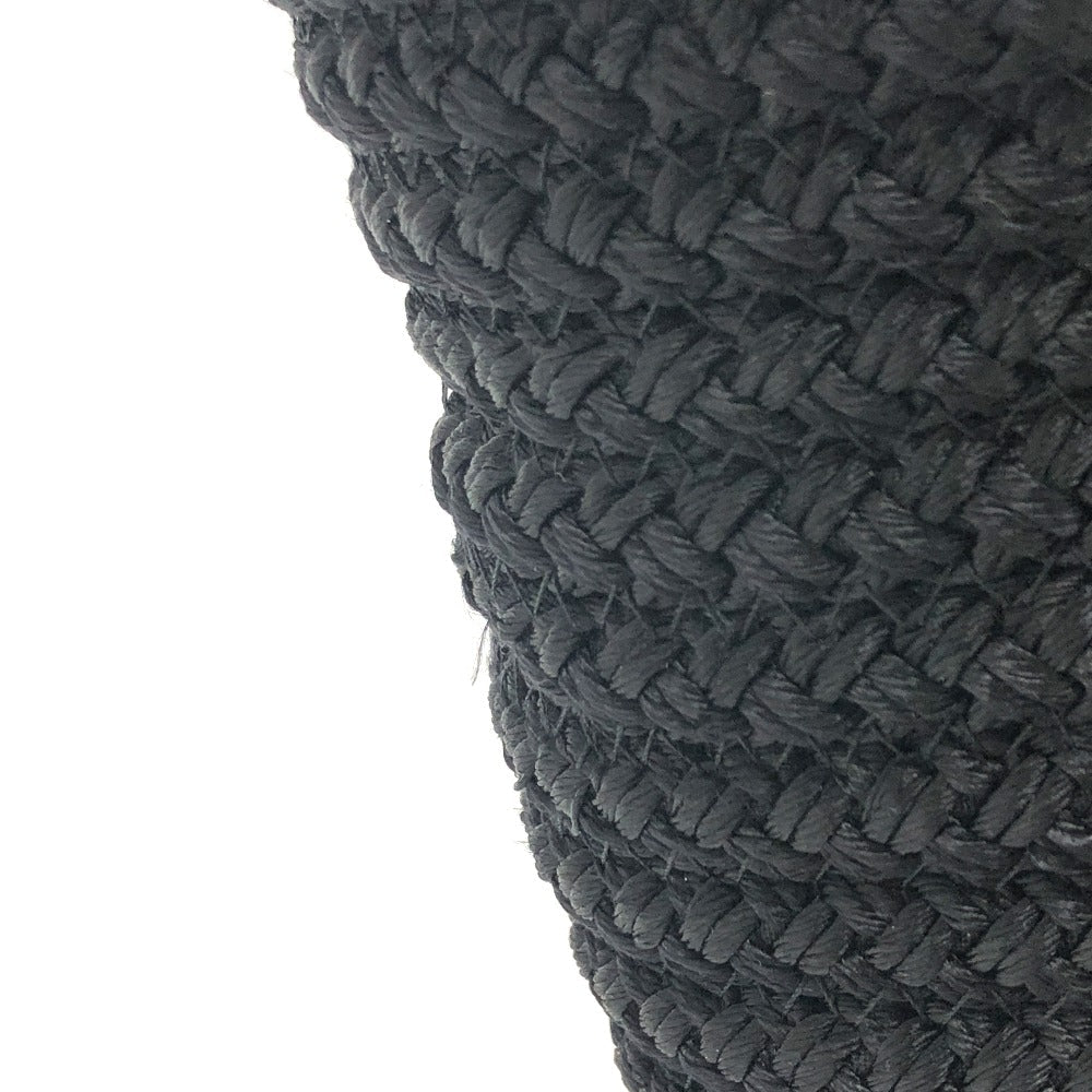 Balenciaga Ibiza Small Basket in Black Nylon & Lambskin –