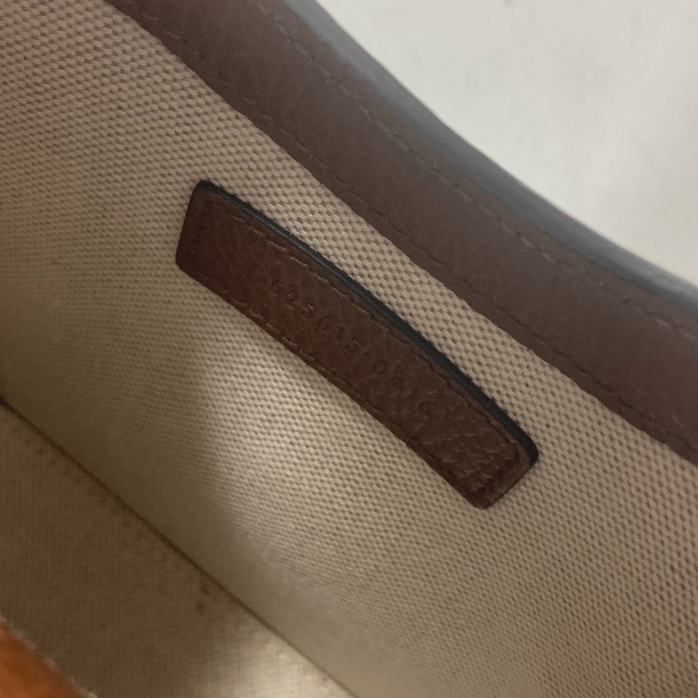 GUCCI Shoulder Bag – Horsebit 1955 Mini Bag – GG Denim &amp; Leather – Blue × Brown – 100% Authentic Previously Owned Excellent Condition