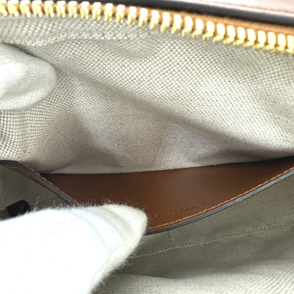 GUCCI – GG Matelassé Double G Shoulder Bag – Small – Brown Leather – 100% Authentic Previously Owned – Pristine / Unused Condition