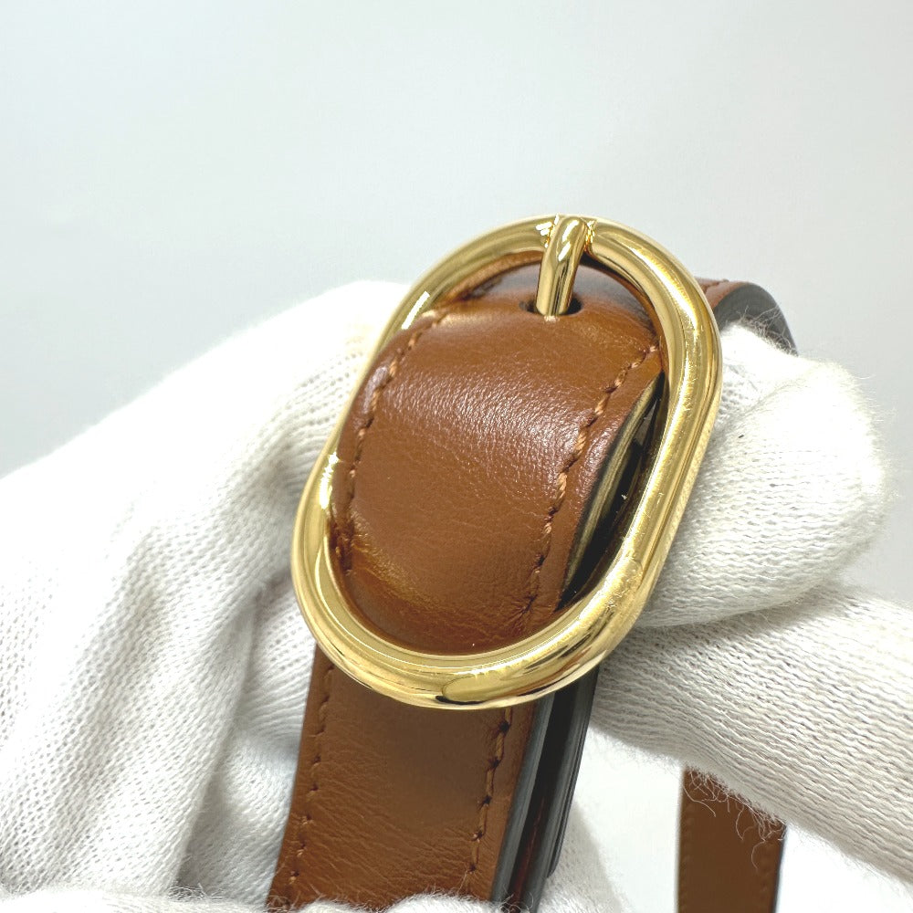 GUCCI – GG Matelassé Double G Shoulder Bag – Small – Brown Leather – 100% Authentic Previously Owned – Pristine / Unused Condition