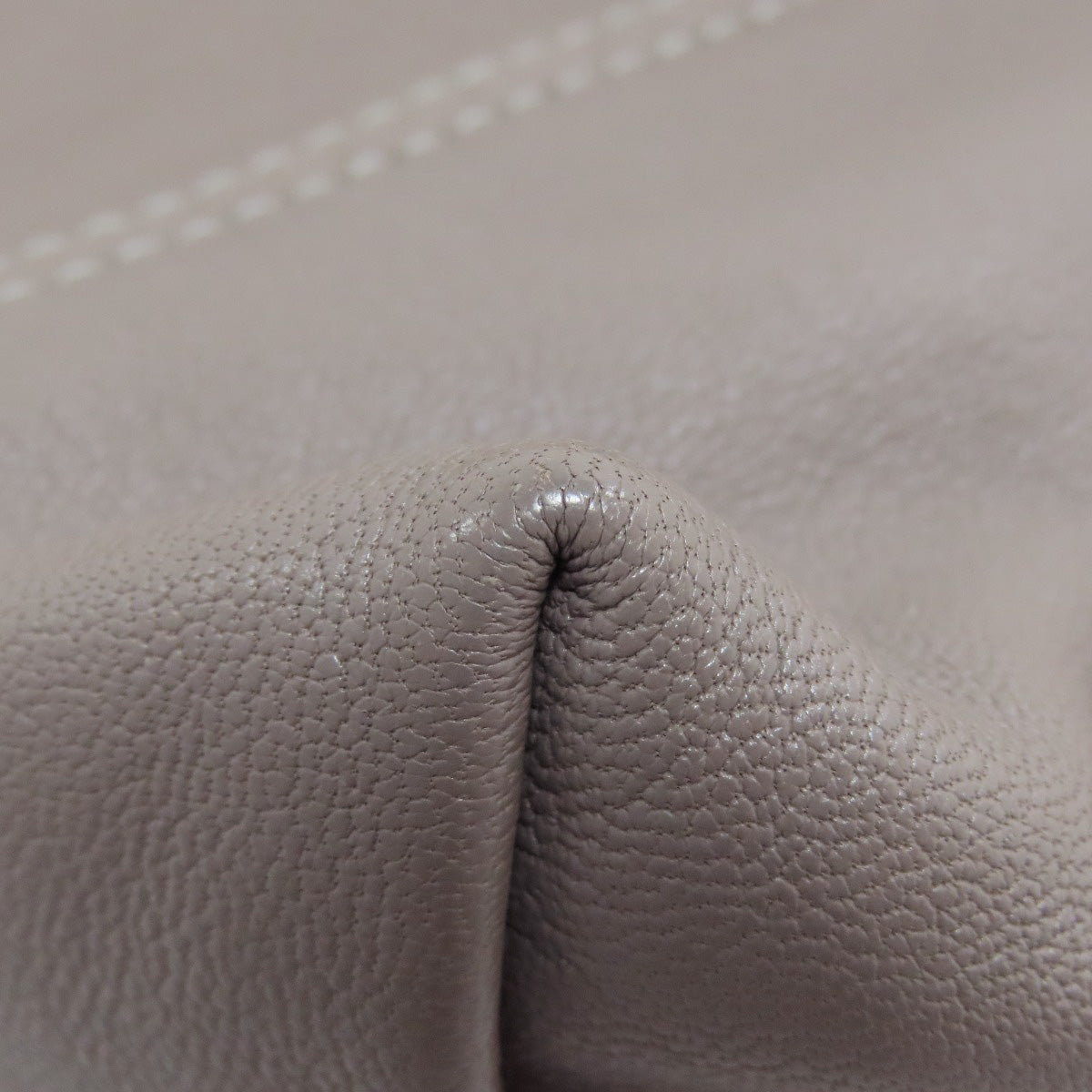 Longchamp Classic Leather Logo Line Leather Gray –