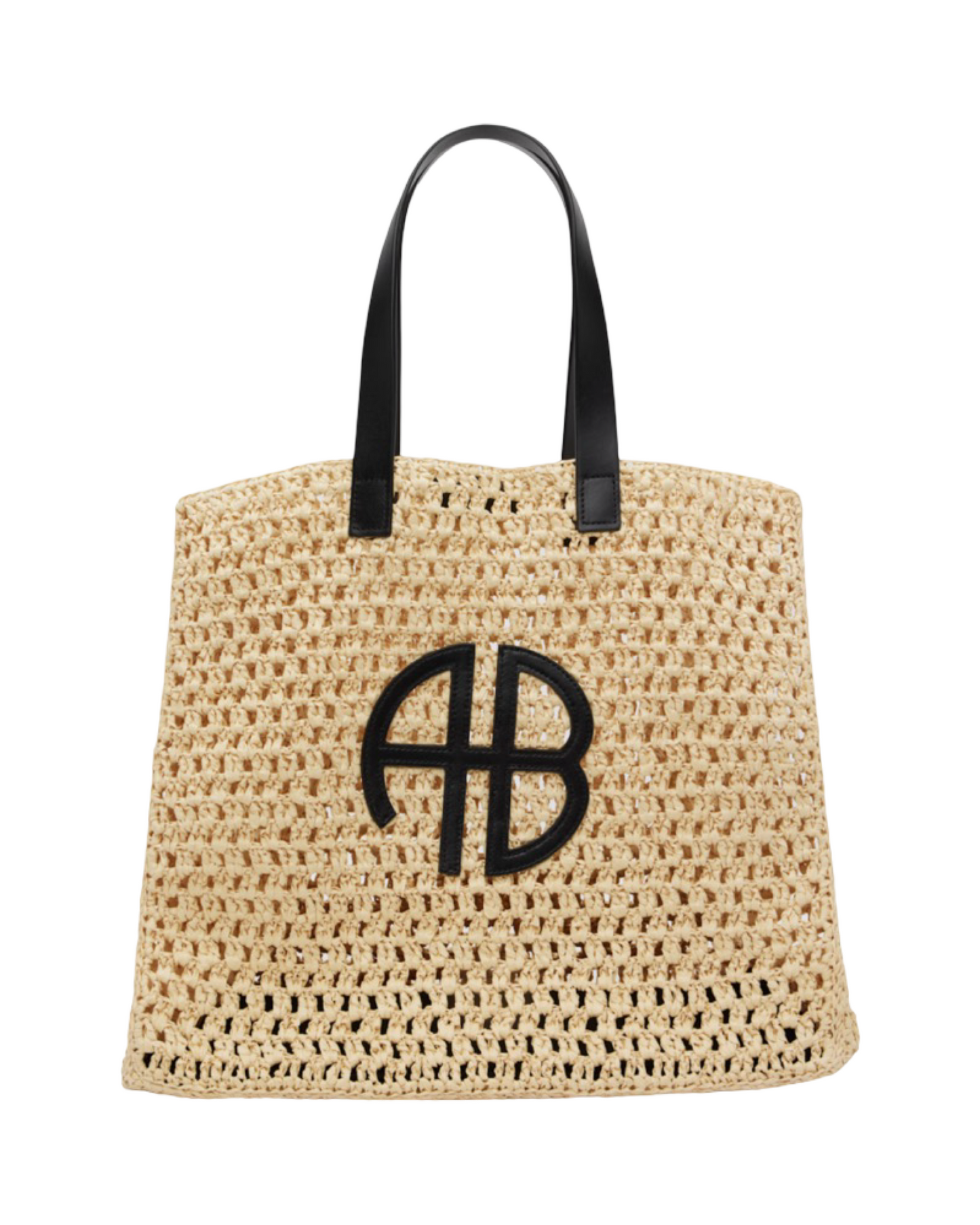 ANINE BING
Beige & Black Large Rio Previously Owned Tote