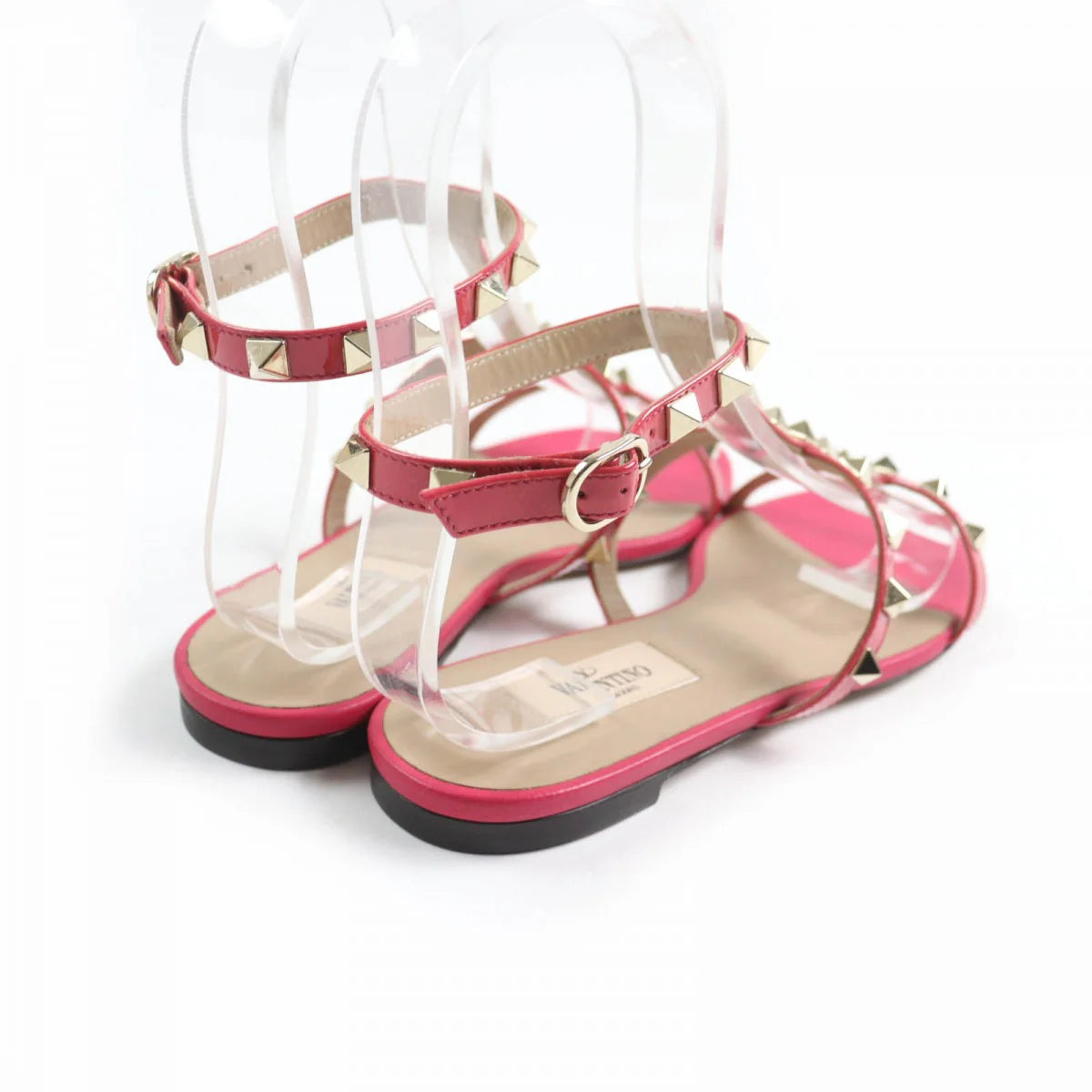 VALENTINO GARAVANI – Rockstud Flat Sandals size Italy  36