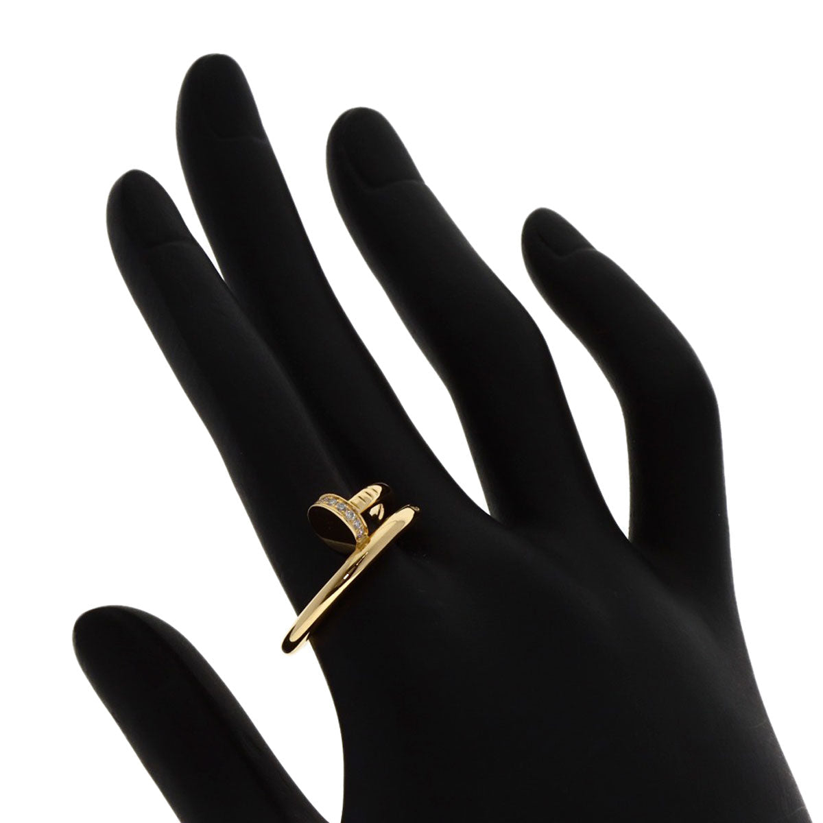 CARTIER Juste un Clou Classic Diamond Ring 18K Yellow Gold