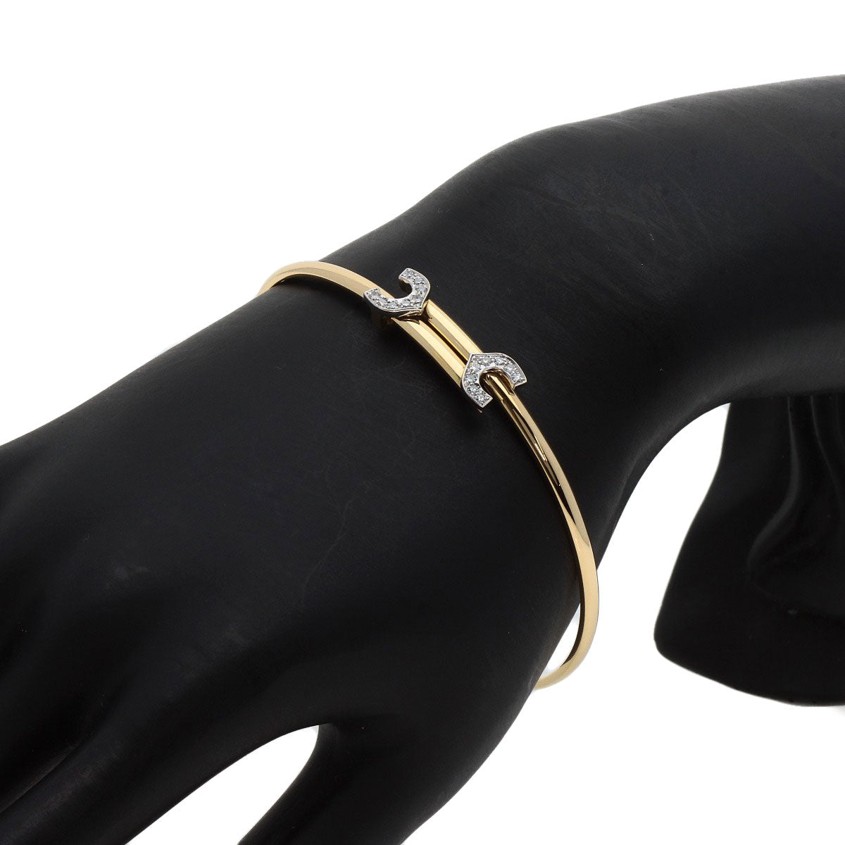 Cartier Bracelet – Vintage 2C Diamond – 18K Yellow Gold