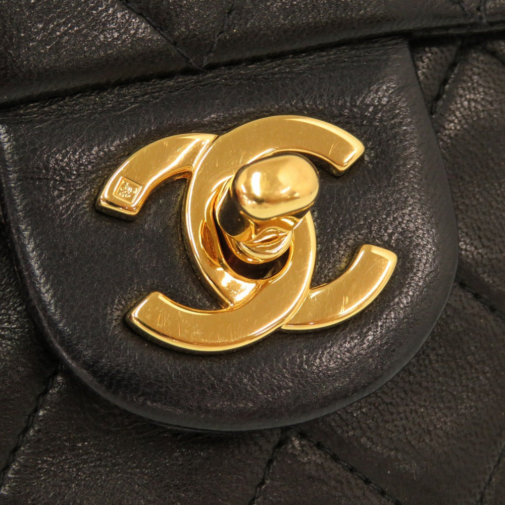 CHANEL Mini Matelassée Black Lambskin
Gold-Tone Hardware CC logo