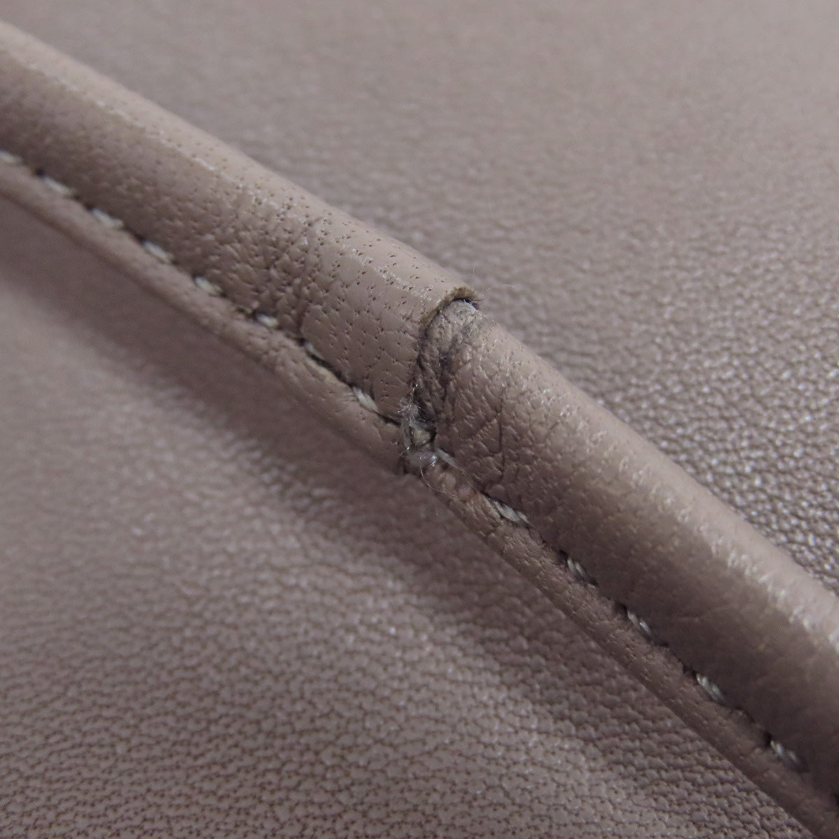 Longchamp Classic Leather Logo Line Leather Gray –