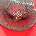Women’s Valentino Garavani Crochet VLogo Fedora Authentic Previously Owned