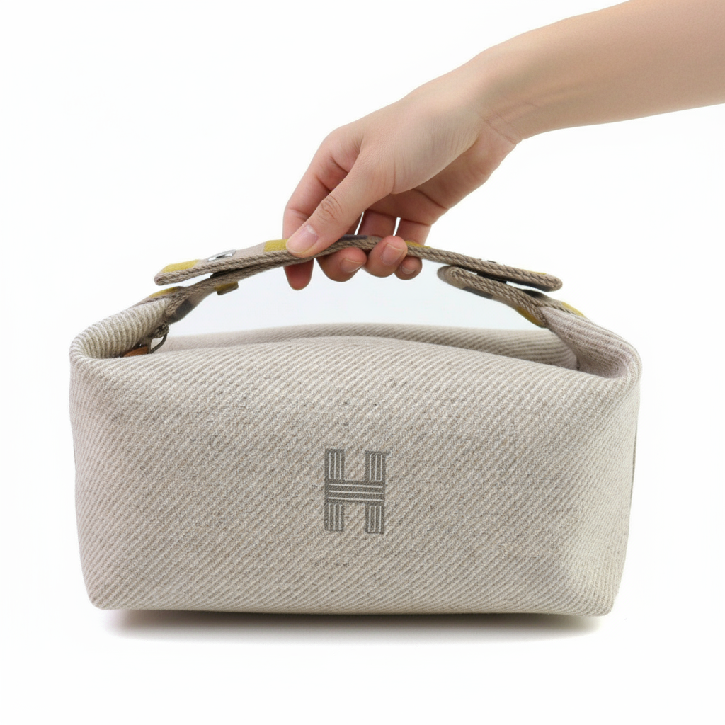 Hermès – Bride-à-Black PM OC Wool Pouch – 100% Authentic ✨Pre-Owned Unused Condition ~ 29% MSRP