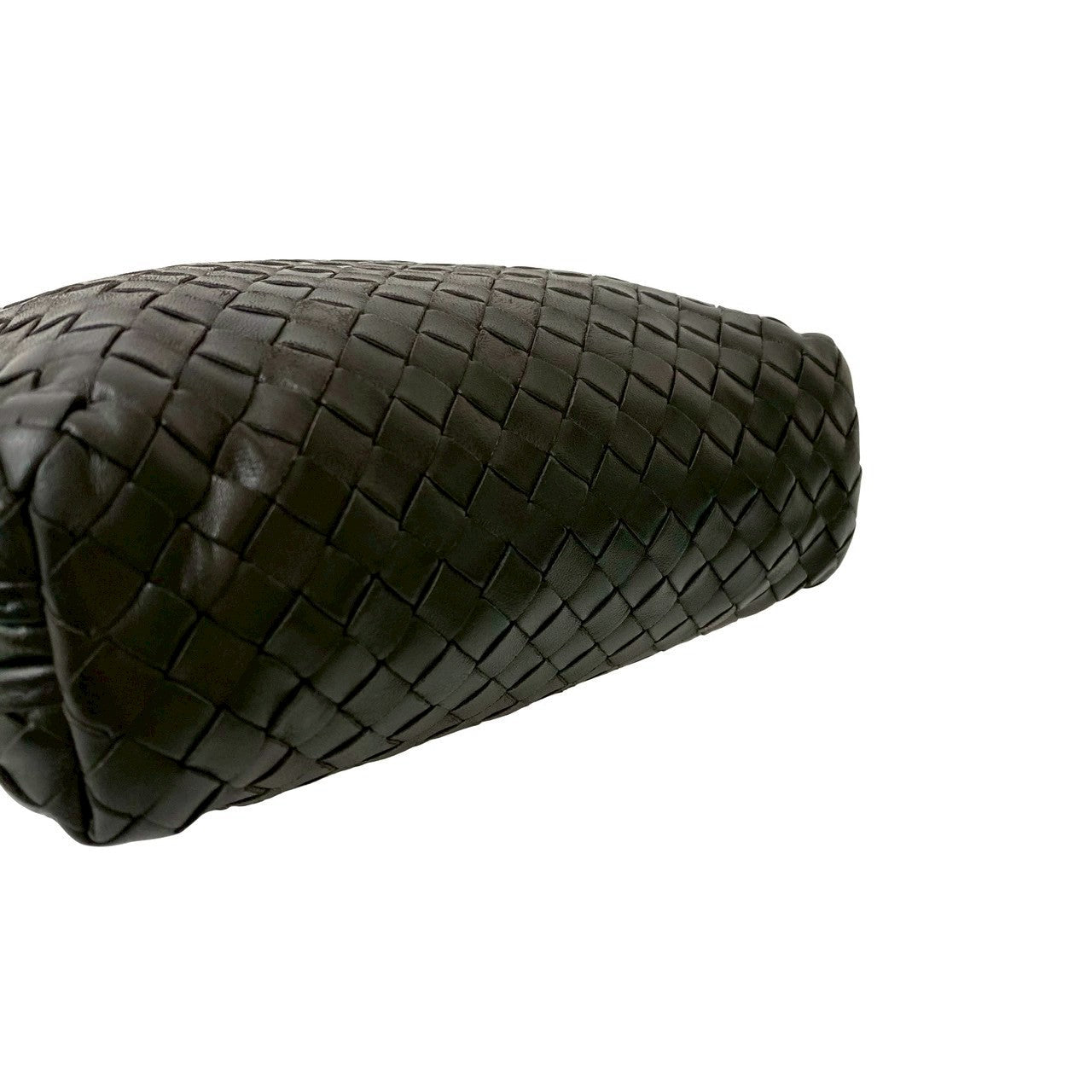 BOTTEGA VENETA – Intrecciato Shoulder Bag – Black Leather Very Good ✨Previously Owned Condition ~26% off MSRP