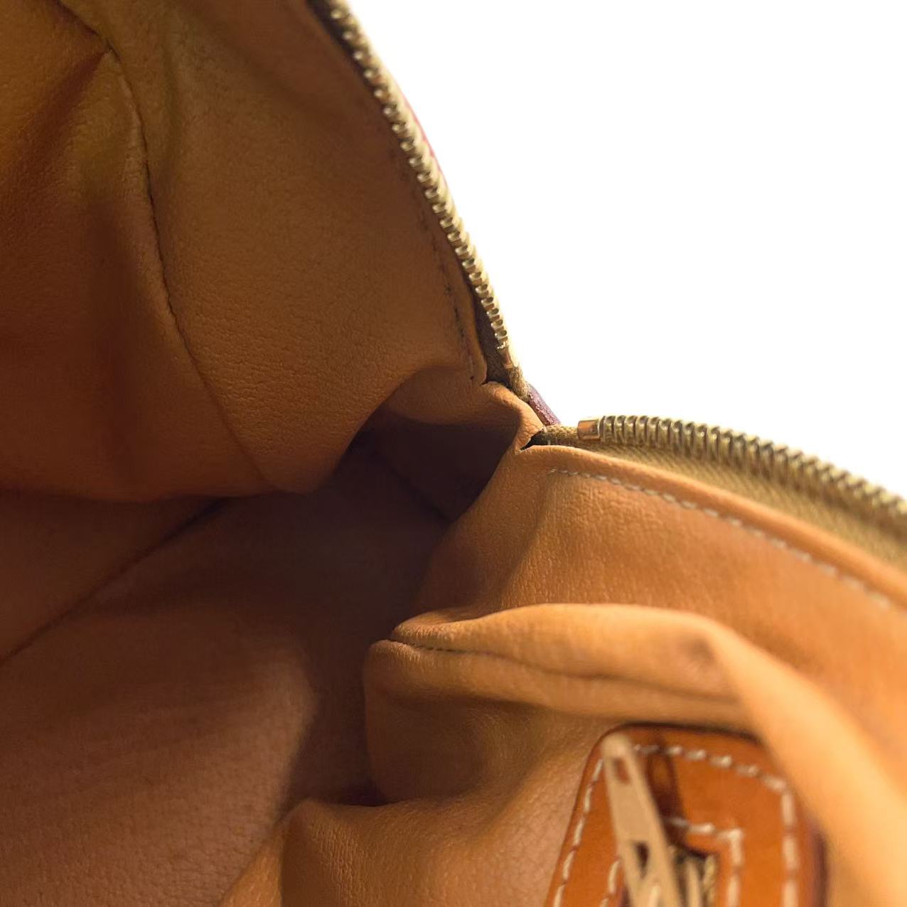 Celine Macadam Pattern Handbag Brown Beige PVC Leather Trim — Previously Owned Good Condition | L’LUXE Authentics