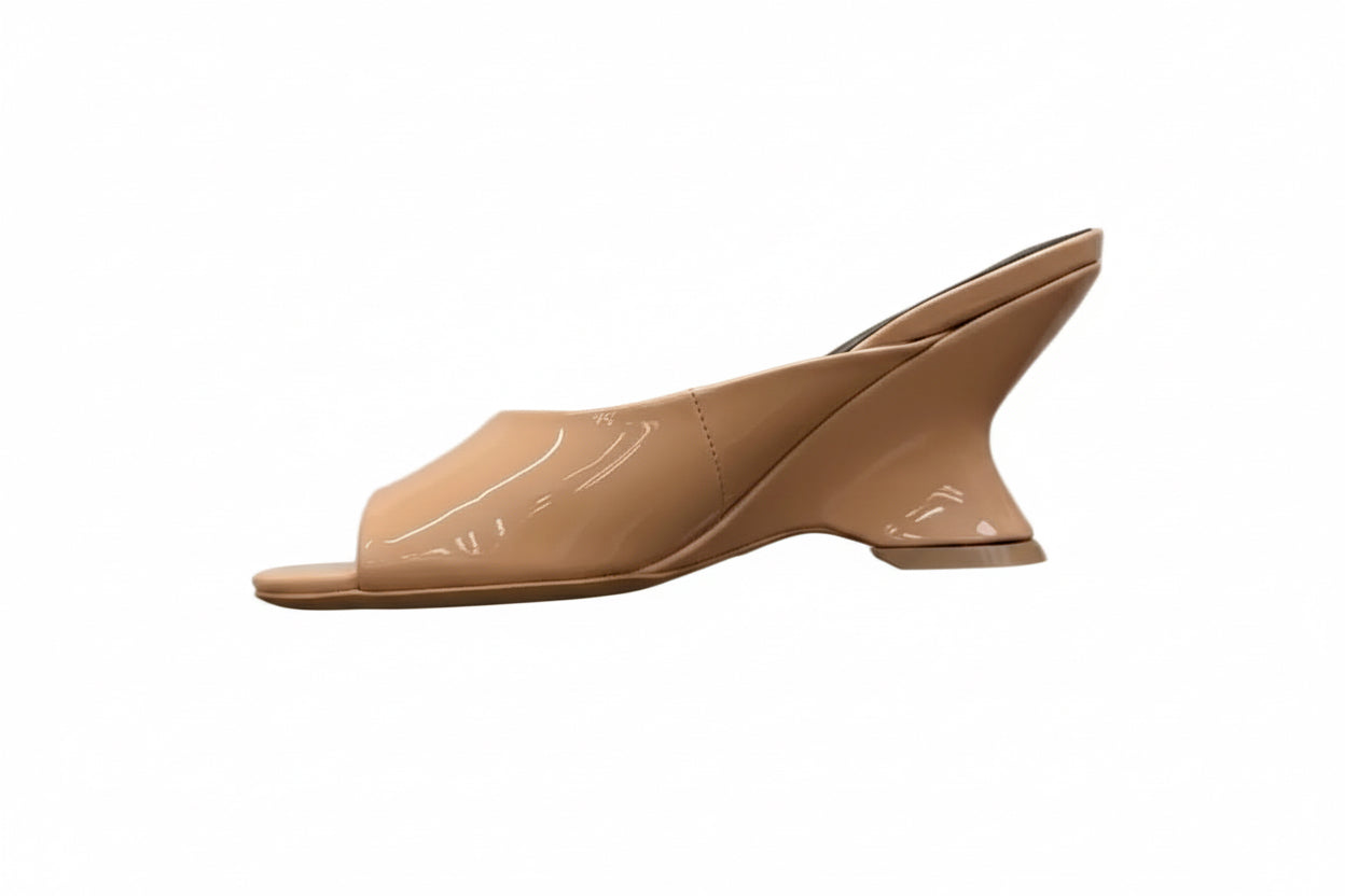 Heeled Slip on Mules