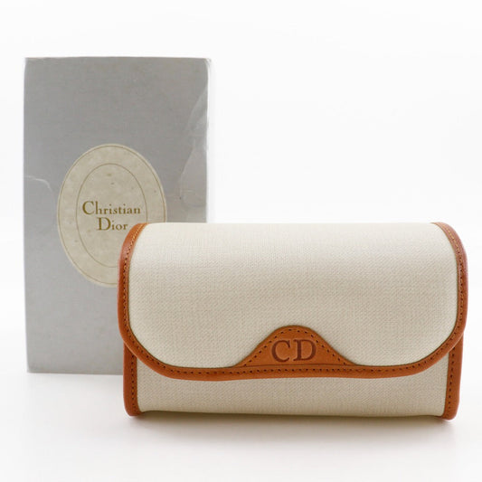 CHRISTIAN DIOR – CD Logo Novelty Pouch – 100% Authentic ✨ Very Good Pre-Owned Condition         ~ 26% off MSRP