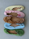 Genuine Suede Leather Bow Ballet Flats – Autumn ’26