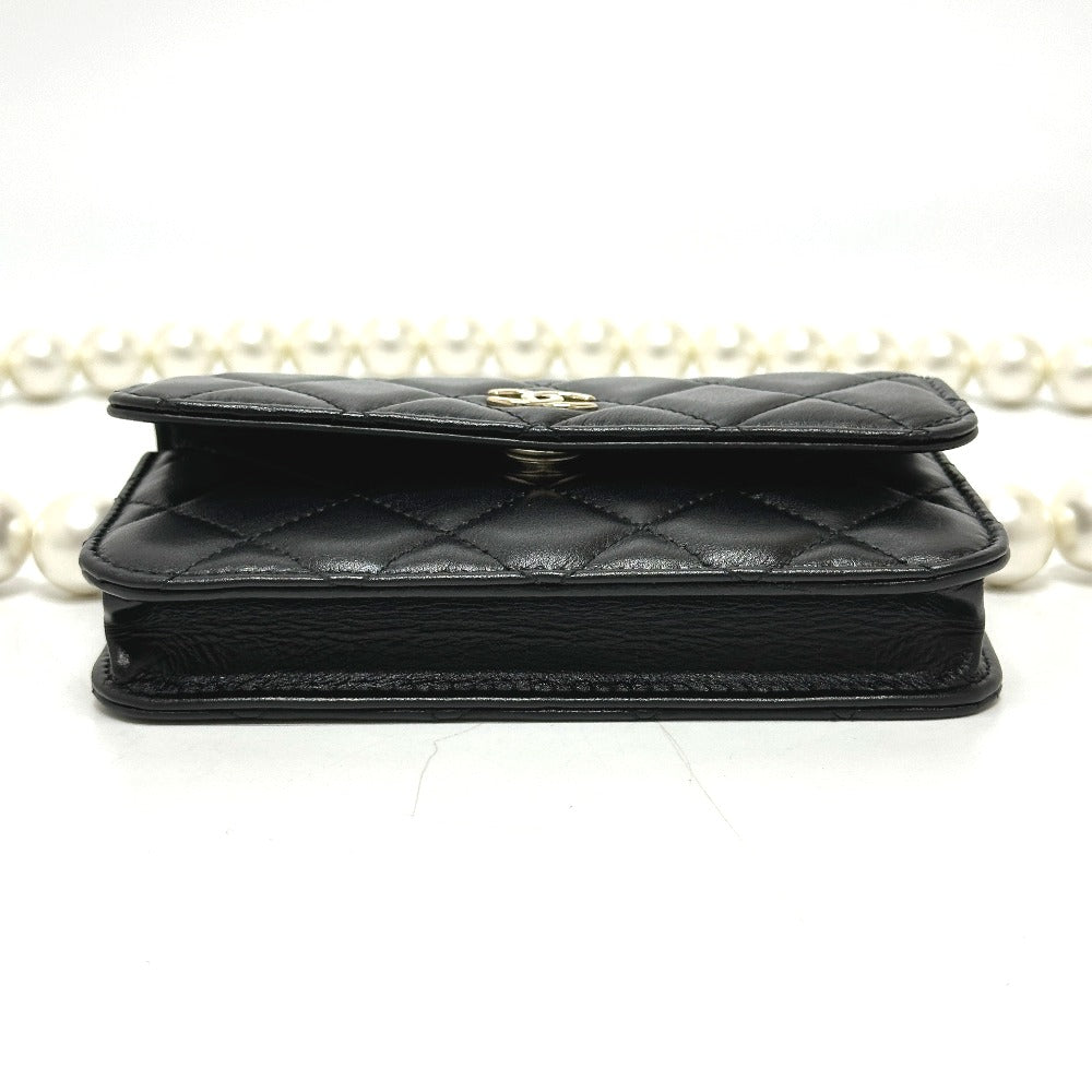CHANEL Pearl Shoulder Mini Bag in Black Lambskin – CC COCO Mark Pristine /shelf Condition