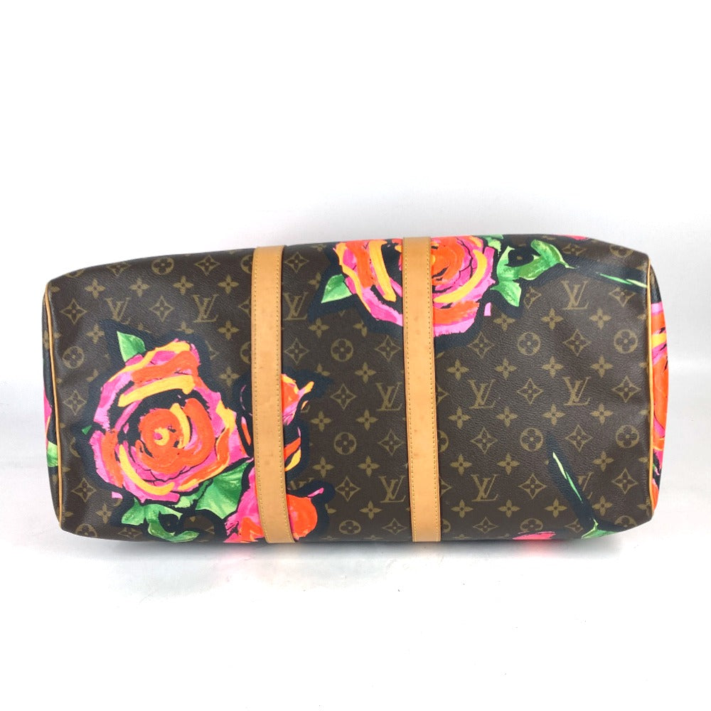 LOUIS VUITTON Keepall 50 Boston Duffel Bag – Limited Edition Monogram Rose by Stephen Sprouse