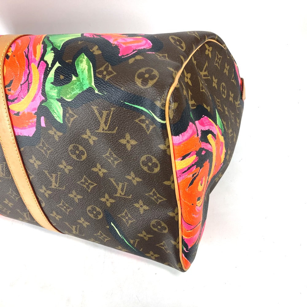 LOUIS VUITTON Keepall 50 Boston Duffel Bag – Limited Edition Monogram Rose by Stephen Sprouse