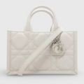 Dior Lady Dior Calf Leather White Gallery Previously Owned Authentic