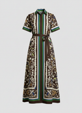 Morocco Print Midi Dress