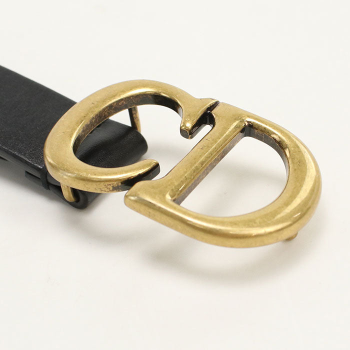 Christian Dior  – Saddle Belt – Calfskin with Gold Hardware 100% Authentic ✨ Excellent Pre-Owned Condition ~ 23% off MSRP