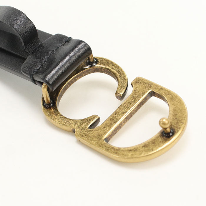 Christian Dior  – Saddle Belt – Calfskin with Gold Hardware 100% Authentic ✨ Excellent Pre-Owned Condition ~ 23% off MSRP