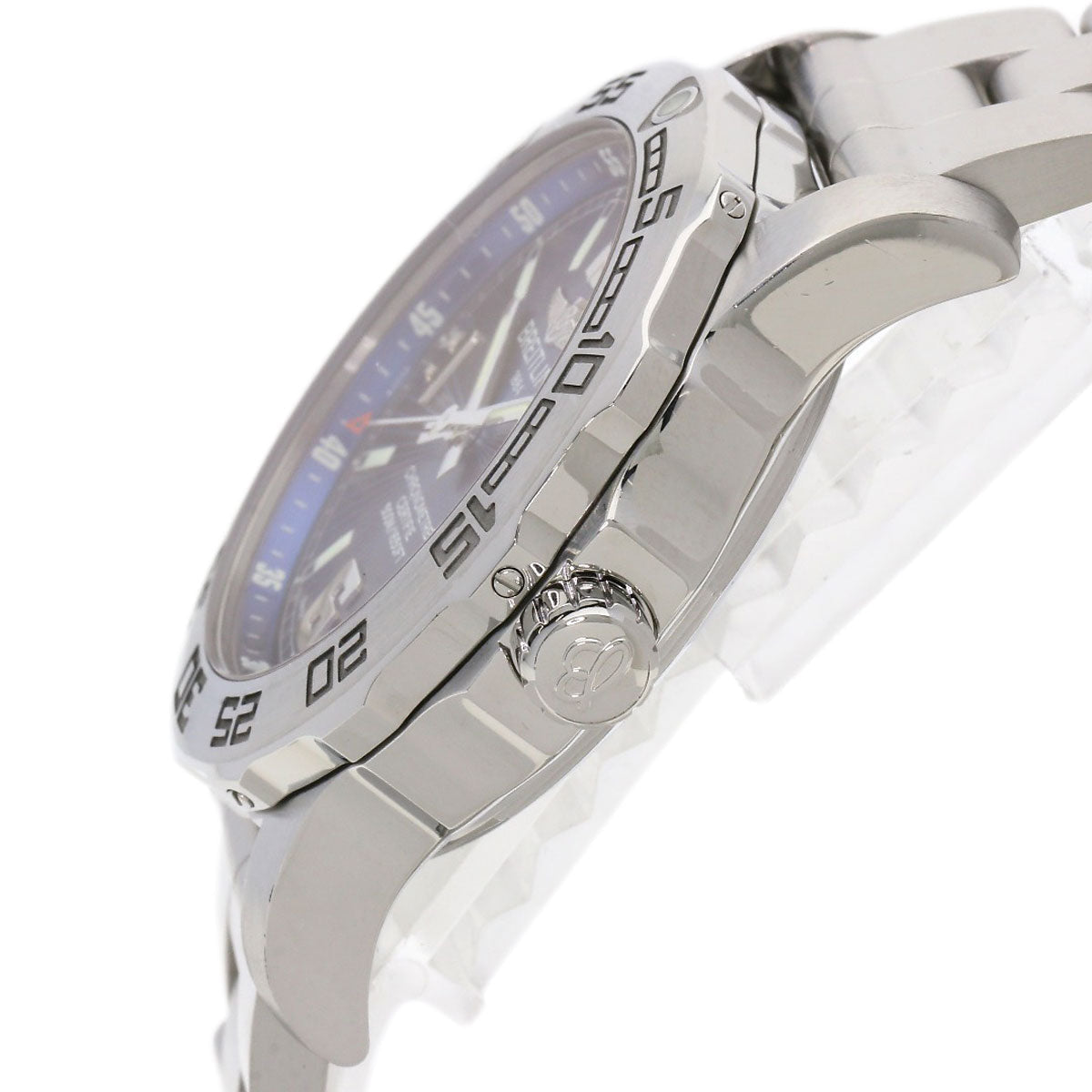 BREITLING – Colt 44 Quartz Watch – Stainless Steel Blue Dial – 100% Authentic ✨ Very Good Pre-Owned Condition ~ 31% off MSRP