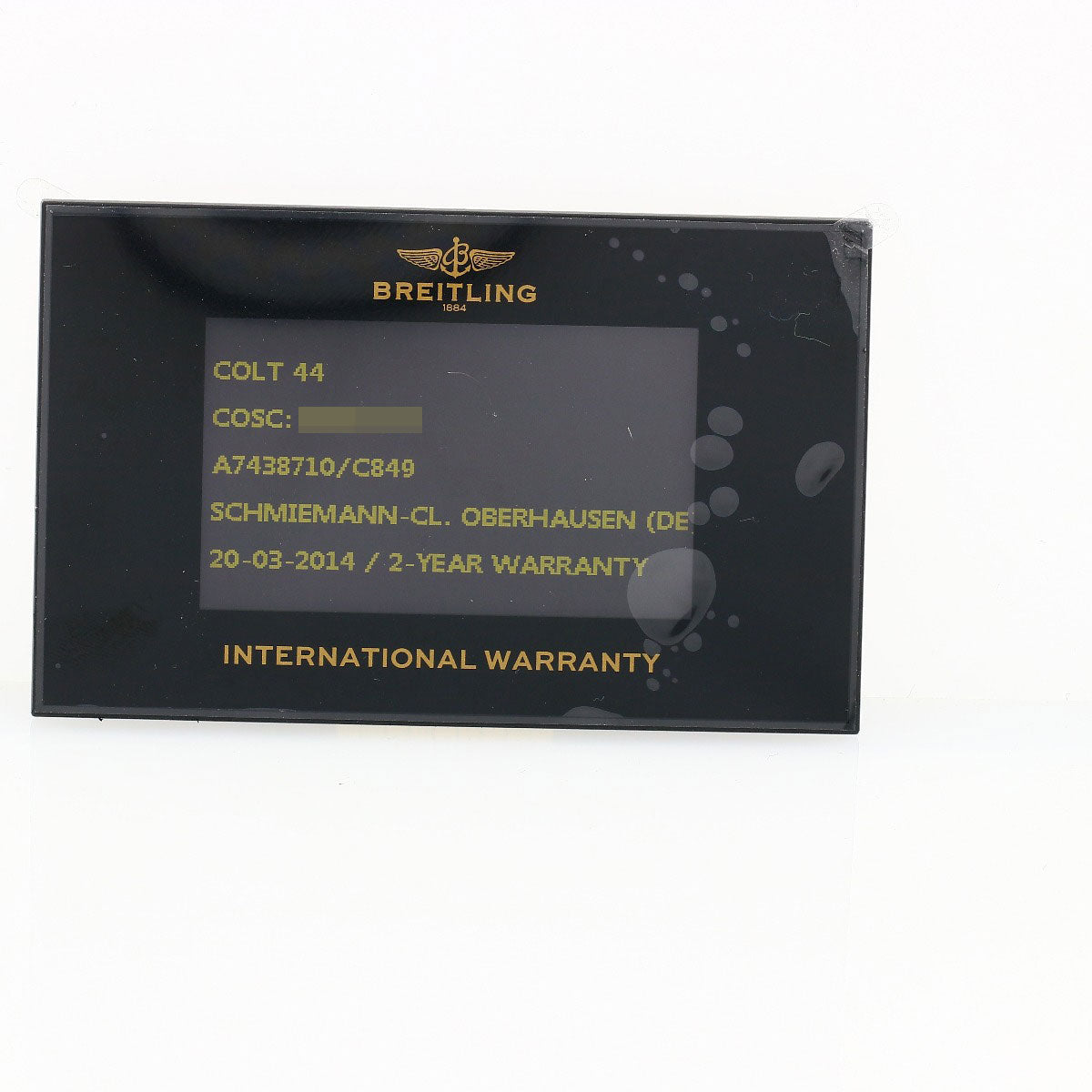 BREITLING – Colt 44 Quartz Watch – Stainless Steel Blue Dial – 100% Authentic ✨ Very Good Pre-Owned Condition ~ 31% off MSRP