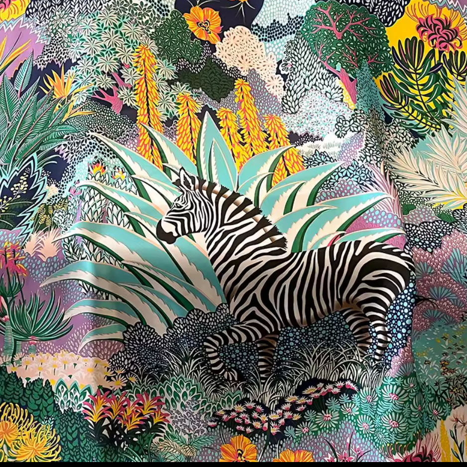 Zebra Botanical Scarf & Graphic T-Shirts